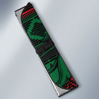 Kenya Jamhuri Day Auto Sun Shade Maasai Shield Spears Harambee