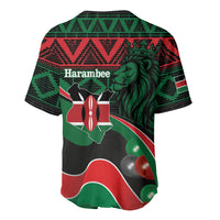 Kenya Jamhuri Day Baseball Jersey Maasai Shield Spears Harambee