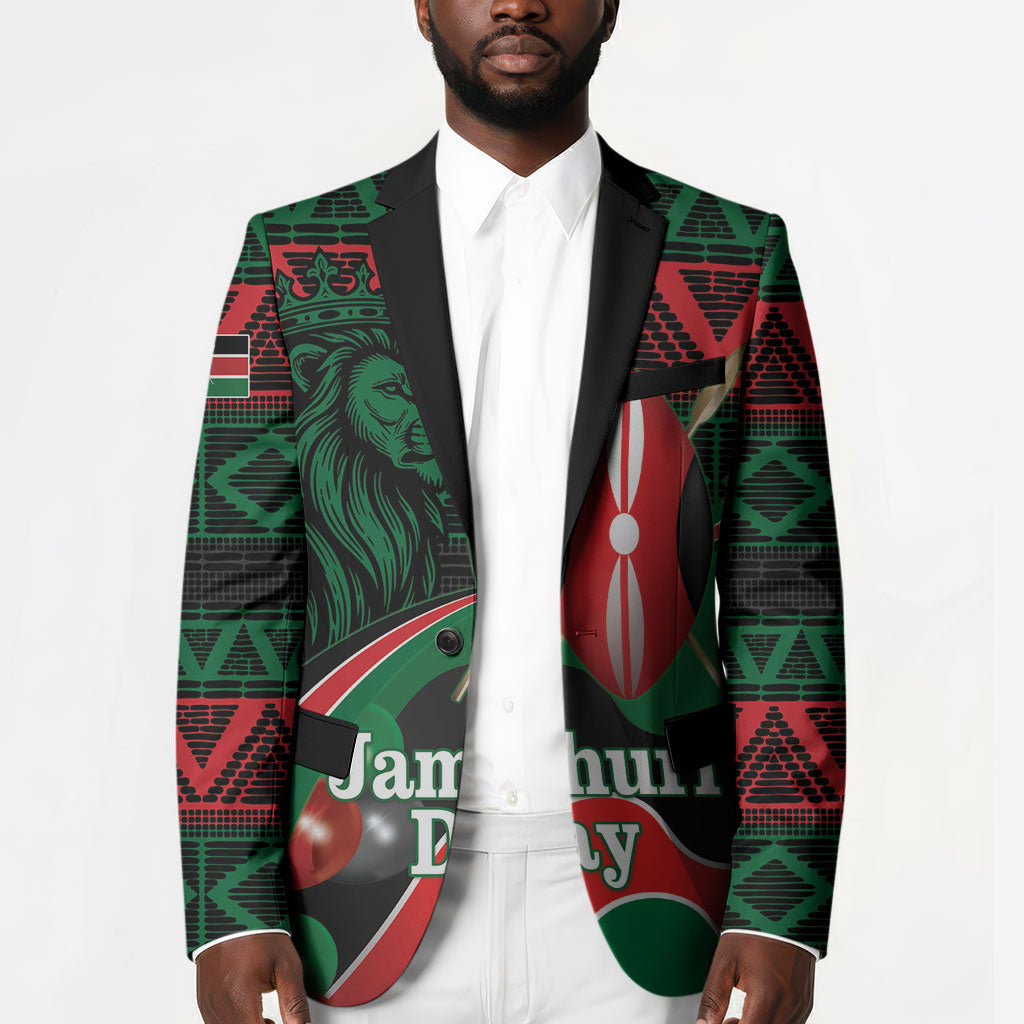 Kenya Jamhuri Day Blazer Maasai Shield Spears Harambee