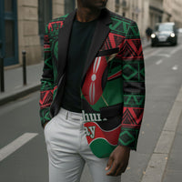 Kenya Jamhuri Day Blazer Maasai Shield Spears Harambee