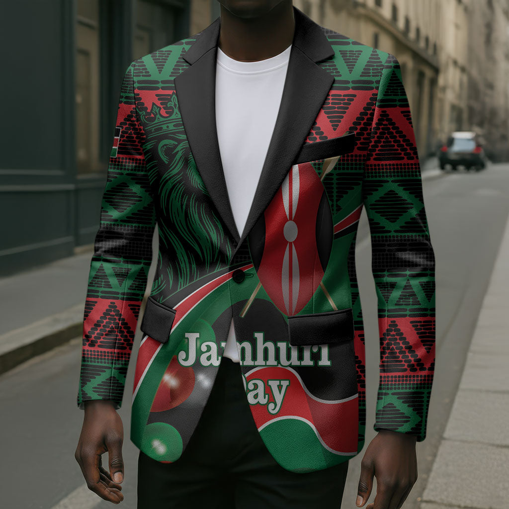 Kenya Jamhuri Day Blazer Maasai Shield Spears Harambee