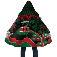 Kenya Jamhuri Day Cloak Maasai Shield Spears Harambee