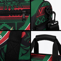 Kenya Jamhuri Day Duffle Bag Maasai Shield Spears Harambee