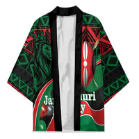 Kenya Jamhuri Day Kimono Maasai Shield Spears Harambee