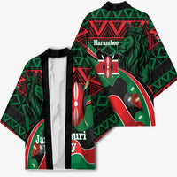 Kenya Jamhuri Day Kimono Maasai Shield Spears Harambee