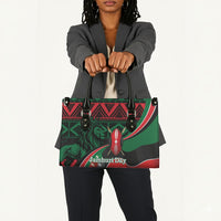 Kenya Jamhuri Day Leather Bag Maasai Shield Spears Harambee