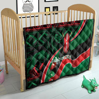 Kenya Jamhuri Day Quilt Maasai Shield Spears Harambee