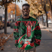 Kenya Jamhuri Day Sweatshirt Maasai Shield Spears Harambee
