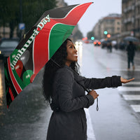 Kenya Jamhuri Day Umbrella Maasai Shield Spears Harambee