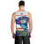 Cape Verde Men Tank Top Grey-Headed Kingfisher Mix Honey Locust - Wonder Print Shop