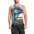 Cape Verde Men Tank Top Grey-Headed Kingfisher Mix Honey Locust - Wonder Print Shop