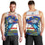 Cape Verde Men Tank Top Grey-Headed Kingfisher Mix Honey Locust - Wonder Print Shop