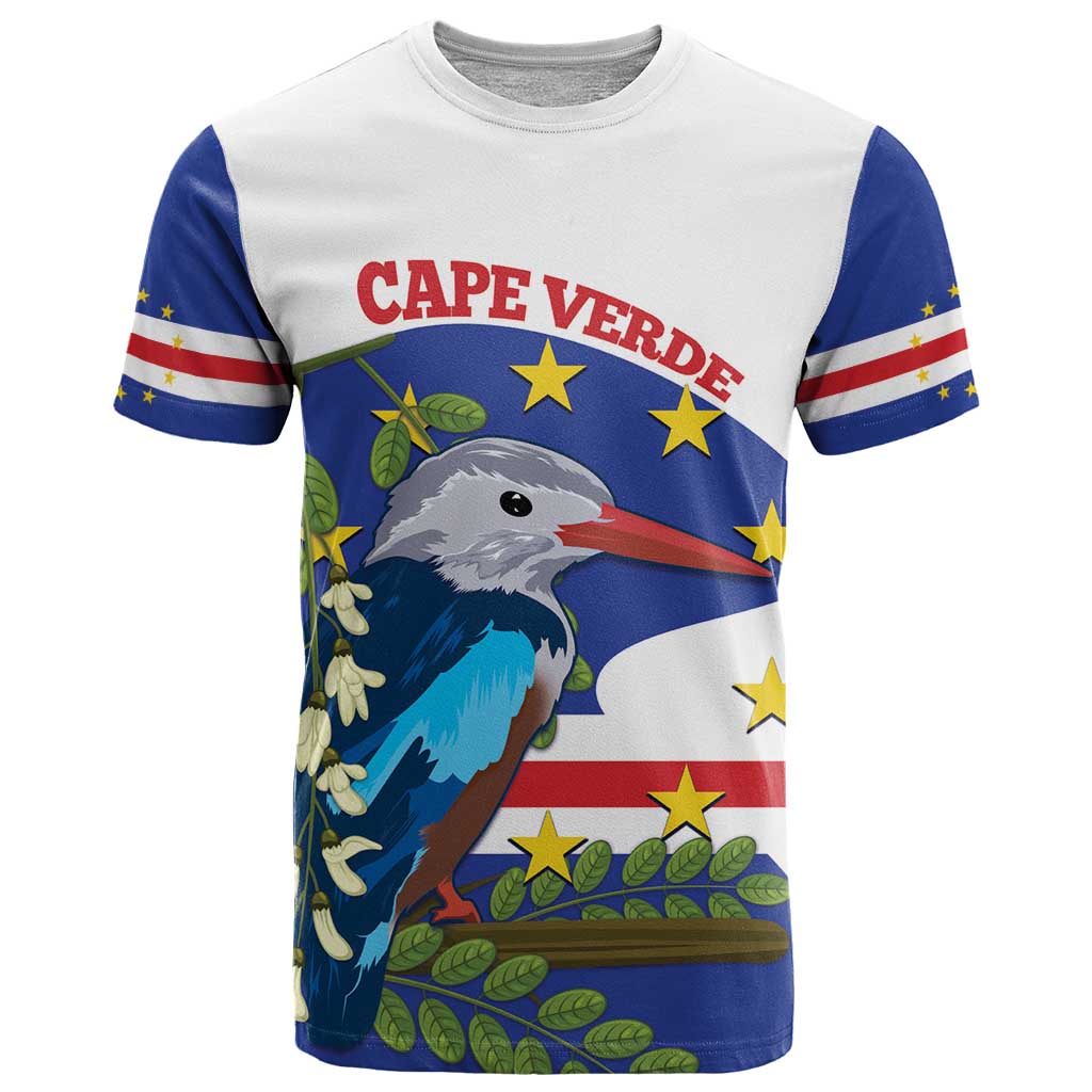 Cape Verde T Shirt Grey-Headed Kingfisher Mix Honey Locust - Wonder Print Shop