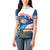 Cape Verde Women Polo Shirt Grey-Headed Kingfisher Mix Honey Locust - Wonder Print Shop