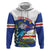 Cape Verde Zip Hoodie Grey-Headed Kingfisher Mix Honey Locust - Wonder Print Shop