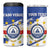 Personalized Cape Verde 4 in 1 Can Cooler Tumbler Coat Of Arms - African Pattern - Wonder Print Shop