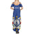 Personalized Cape Verde Summer Maxi Dress Coat Of Arms - African Pattern - Wonder Print Shop