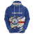 Personalized Cape Verde Zip Hoodie Coat Of Arms - African Pattern - Wonder Print Shop