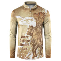 Winged Hussars Poland Button Sweatshirt Amor Patriae Nostra Lex Polska Eagle