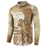 Winged Hussars Poland Button Sweatshirt Amor Patriae Nostra Lex Polska Eagle