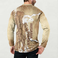 Winged Hussars Poland Button Sweatshirt Amor Patriae Nostra Lex Polska Eagle