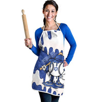 Israel 2026 Baseball Apron Star of David Pattern Drip Style