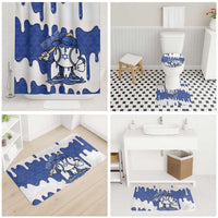 Israel 2026 Baseball Bathroom Set Star of David Pattern Drip Style