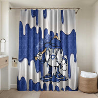 Israel 2026 Baseball Bathroom Set Star of David Pattern Drip Style