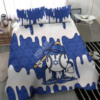 Israel 2026 Baseball Bedding Set Star of David Pattern Drip Style