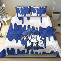 Israel 2026 Baseball Bedding Set Star of David Pattern Drip Style