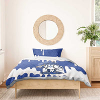 Israel 2026 Baseball Bedding Set Star of David Pattern Drip Style