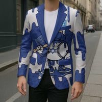 Israel 2026 Baseball Personalised Blazer Star of David Pattern Drip Style
