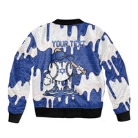 Israel 2026 Baseball Personalised Bomber Jacket Star of David Pattern Drip Style