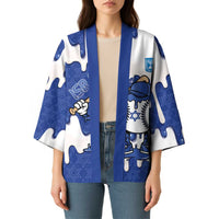 Israel 2026 Baseball Personalised Kimono Star of David Pattern Drip Style