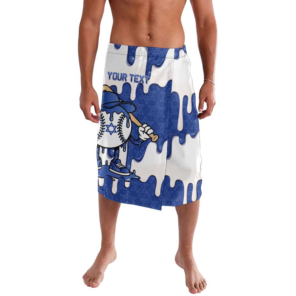 Israel 2026 Baseball Personalised Lavalava Star of David Pattern Drip Style