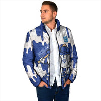 Israel 2026 Baseball Personalised Padded Jacket Star of David Pattern Drip Style