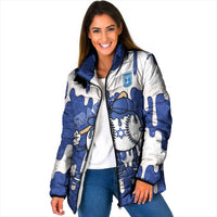 Israel 2026 Baseball Personalised Padded Jacket Star of David Pattern Drip Style