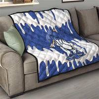 Israel 2026 Baseball Quilt Star of David Pattern Drip Style