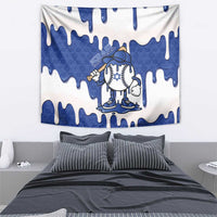Israel 2026 Baseball Tapestry Star of David Pattern Drip Style
