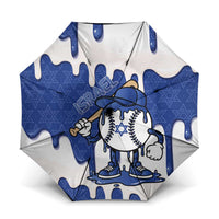 Israel 2026 Baseball Umbrella Star of David Pattern Drip Style