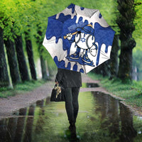 Israel 2026 Baseball Umbrella Star of David Pattern Drip Style