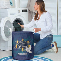 Personalised Israel Holocaust Remembrance Day Laundry Basket Yom HaShoah Never Forget Never Again