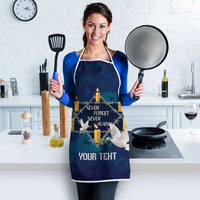 Personalised Israel Holocaust Remembrance Day Apron Yom HaShoah Never Forget Never Again