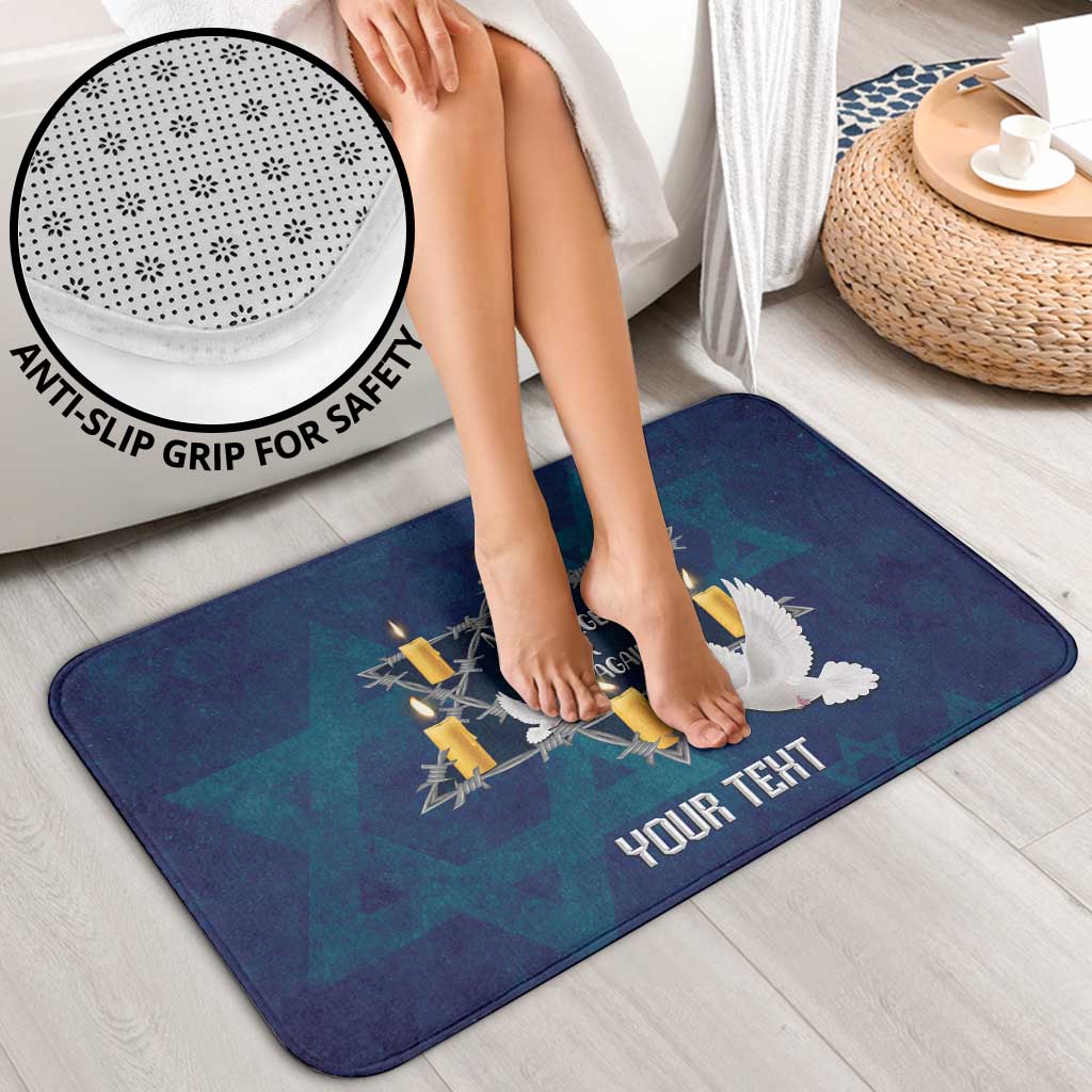 Personalised Israel Holocaust Remembrance Day Bathroom Set Yom HaShoah Never Forget Never Again