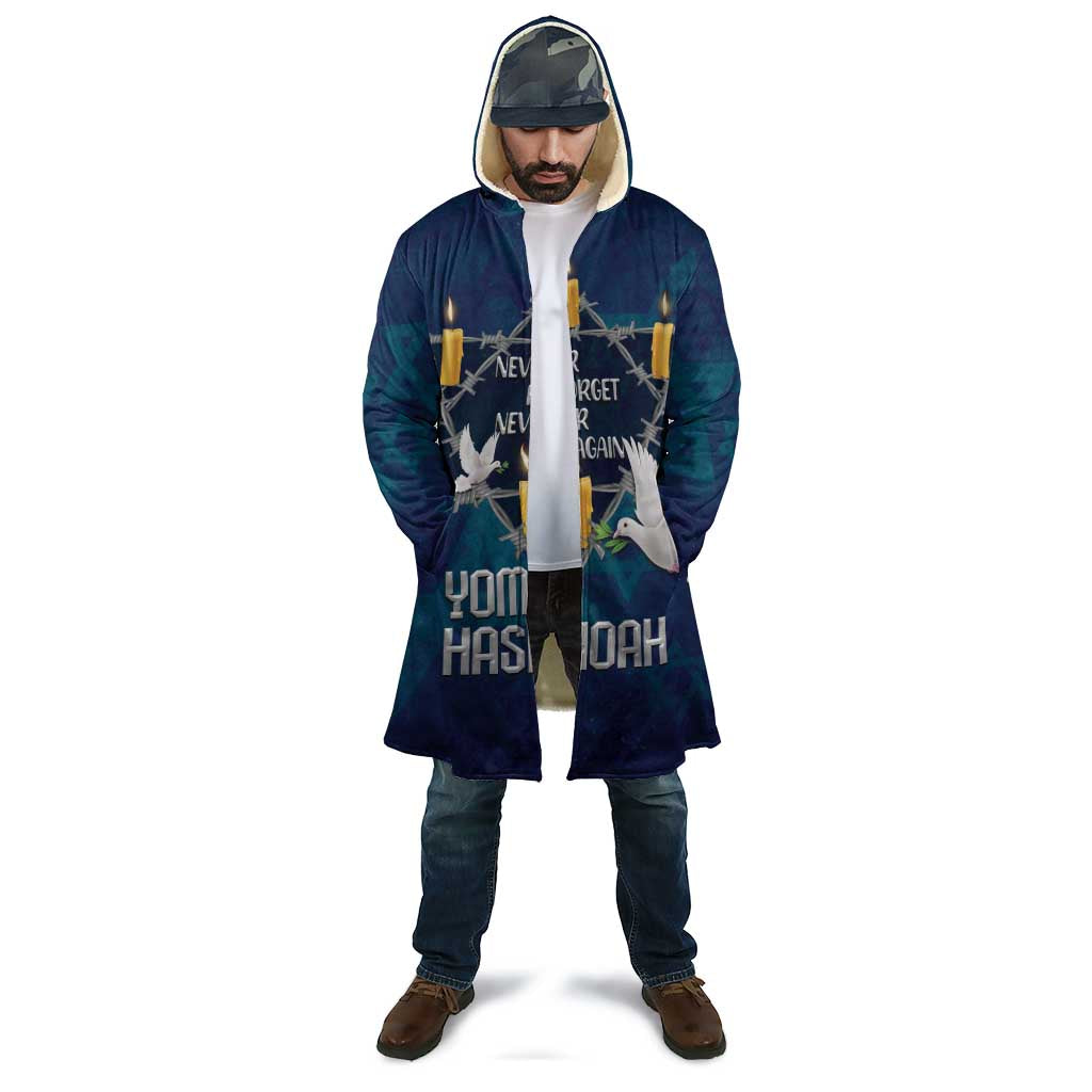 Personalised Israel Holocaust Remembrance Day Cloak Yom HaShoah Never Forget Never Again