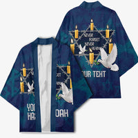 Personalised Israel Holocaust Remembrance Day Kimono Yom HaShoah Never Forget Never Again