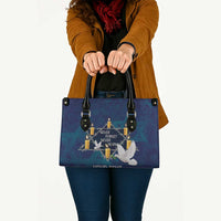 Personalised Israel Holocaust Remembrance Day Leather Bag Yom HaShoah Never Forget Never Again