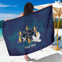 Personalised Israel Holocaust Remembrance Day Sarong Yom HaShoah Never Forget Never Again