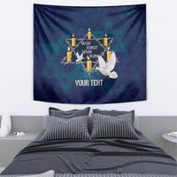 Personalised Israel Holocaust Remembrance Day Tapestry Yom HaShoah Never Forget Never Again