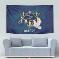 Personalised Israel Holocaust Remembrance Day Tapestry Yom HaShoah Never Forget Never Again